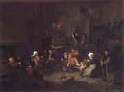 Jan Steen Merry Company in an inn. china oil painting artist